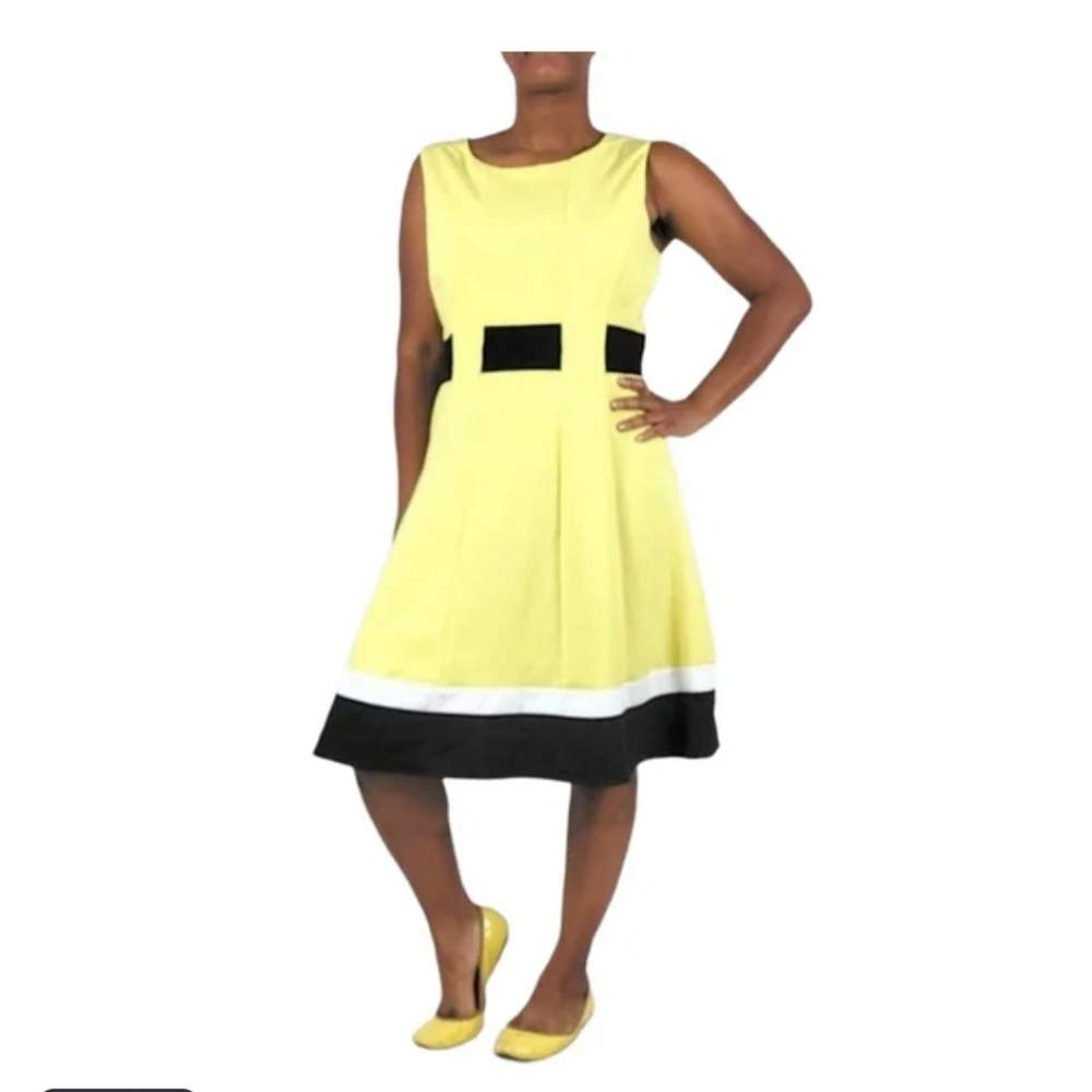 Calvin Klein Colorblock Dress